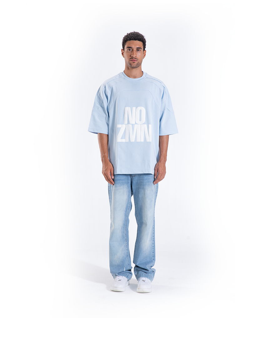 NO ZMN T-shirt Baby Blue