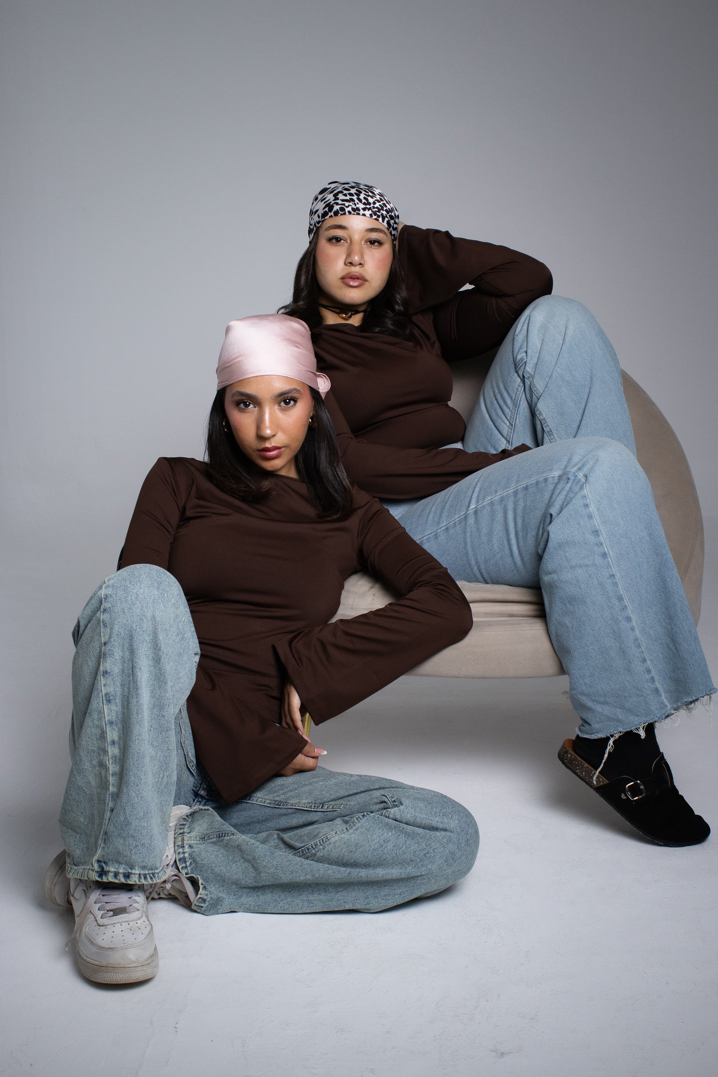 Mocha flow top