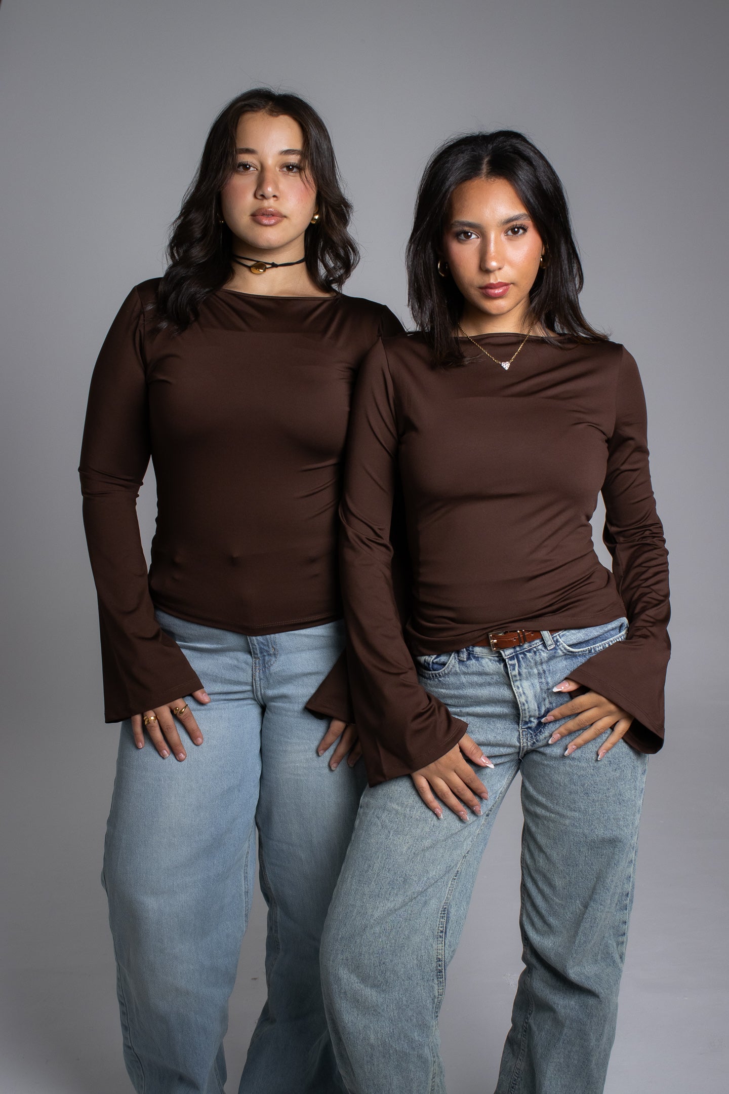 Mocha flow top