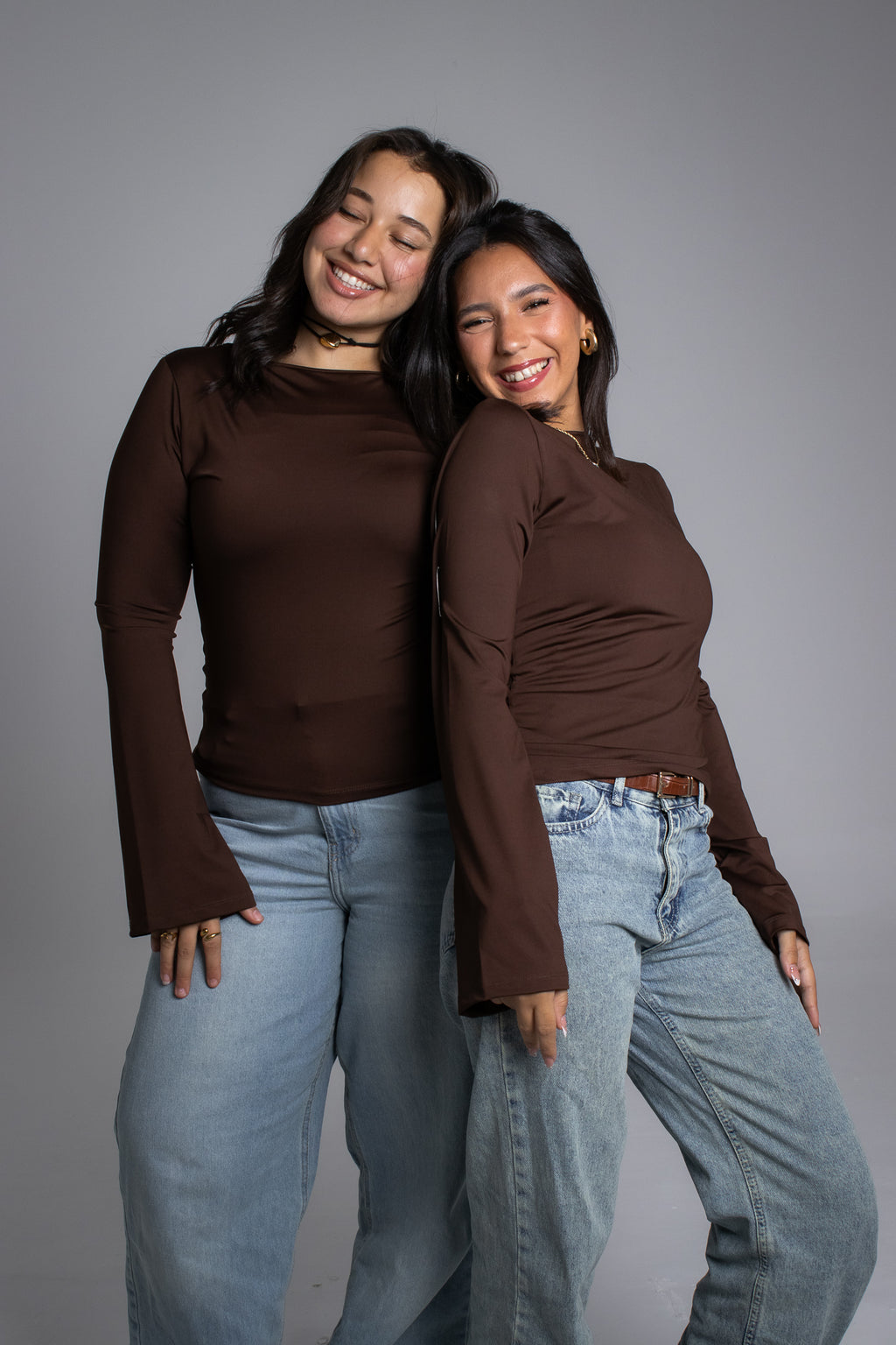 Mocha flow top